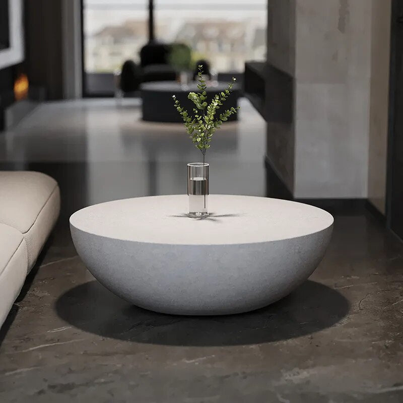 Modern Round Marble Coffee Table