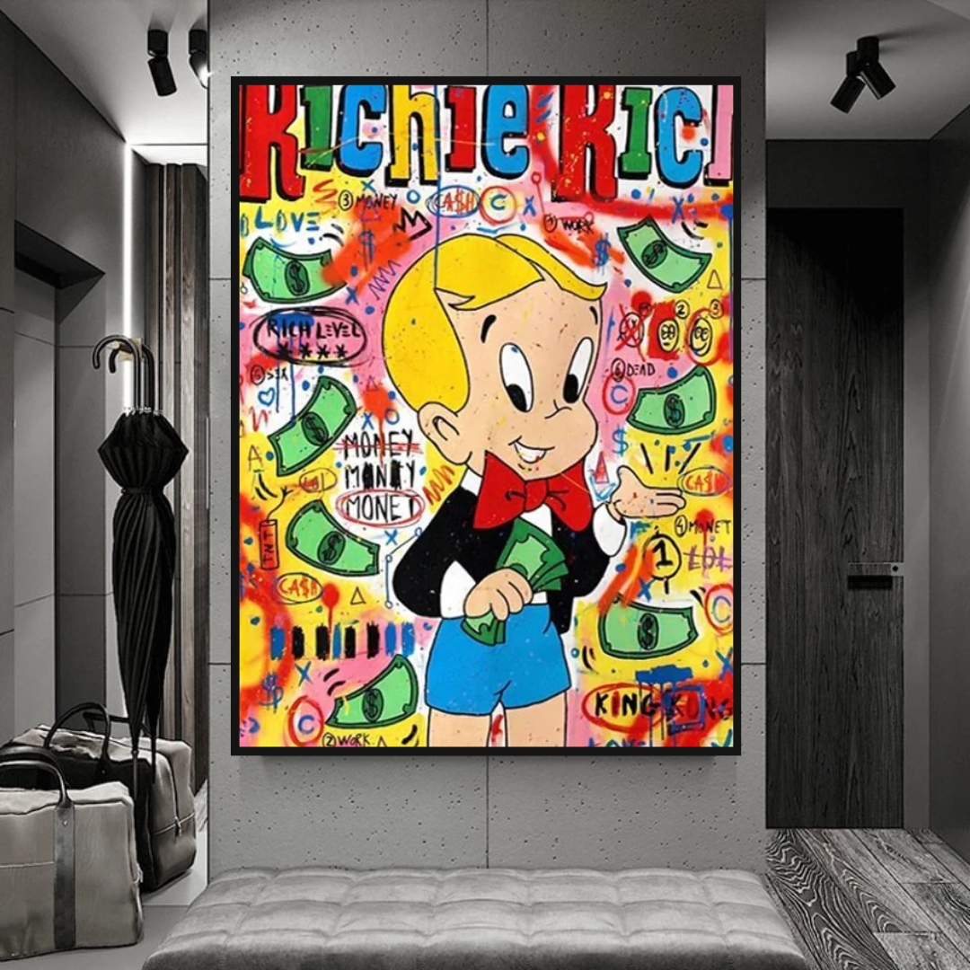 Money Boy: Affiche Richie Rich - Symbole ultime de richesse