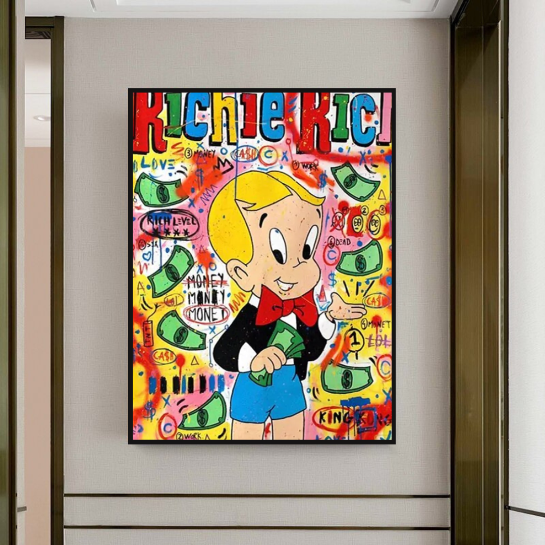 Money Boy: Affiche Richie Rich - Symbole ultime de richesse