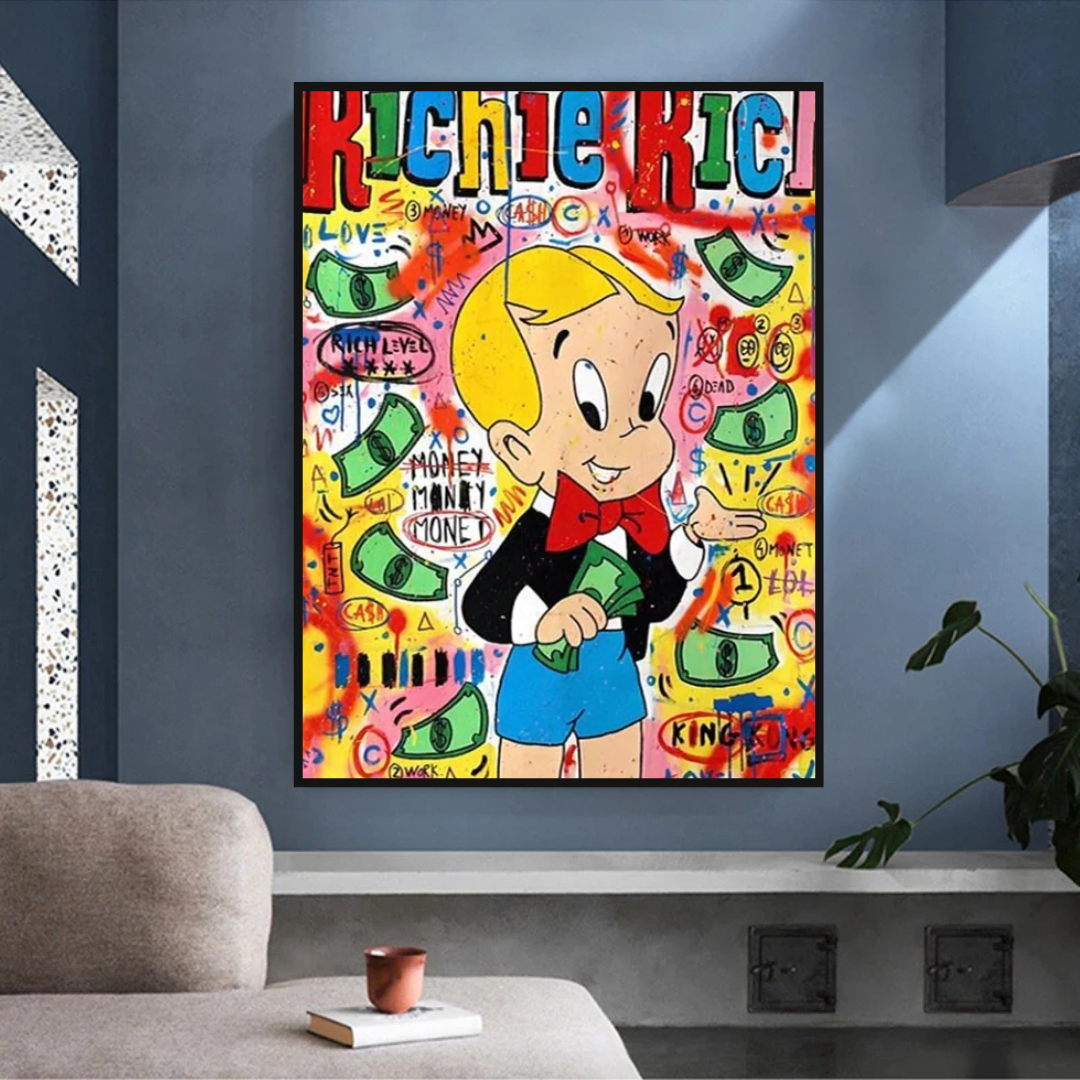 Money Boy: Richie Rich Poster - Ultimate Symbol of Wealth