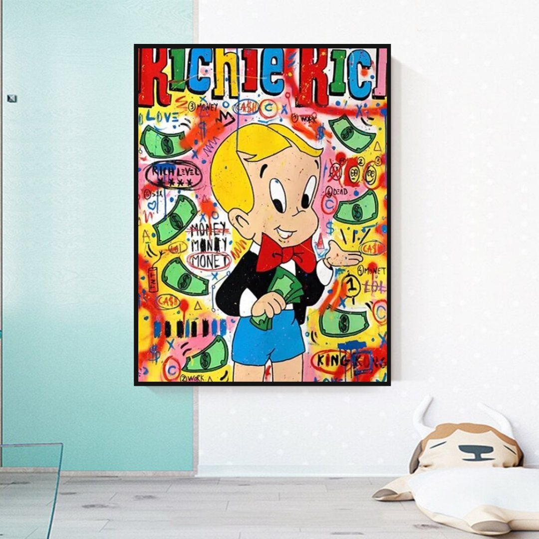 Money Boy: Affiche Richie Rich - Symbole ultime de richesse