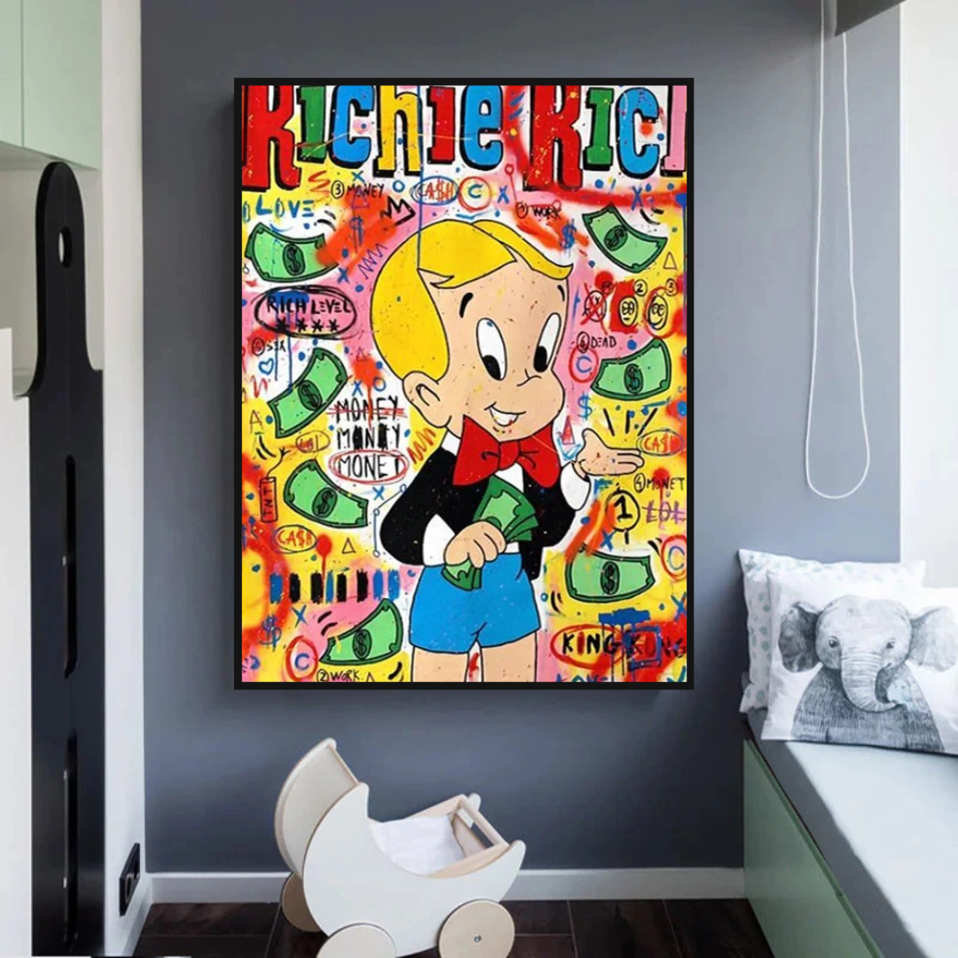 Money Boy: Richie Rich Poster - Ultimate Symbol of Wealth