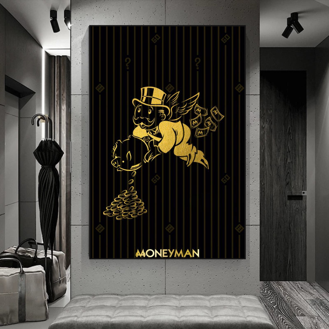 Money Man Angel: Exklusive Kunstsammlung von Alec Monopoly