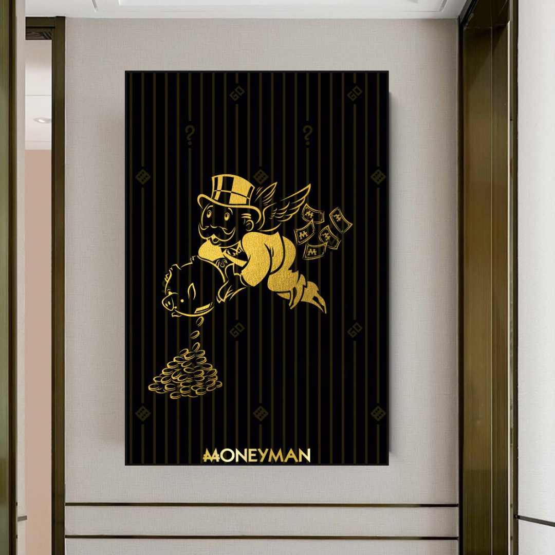 Money Man Angel: Exklusive Kunstsammlung von Alec Monopoly