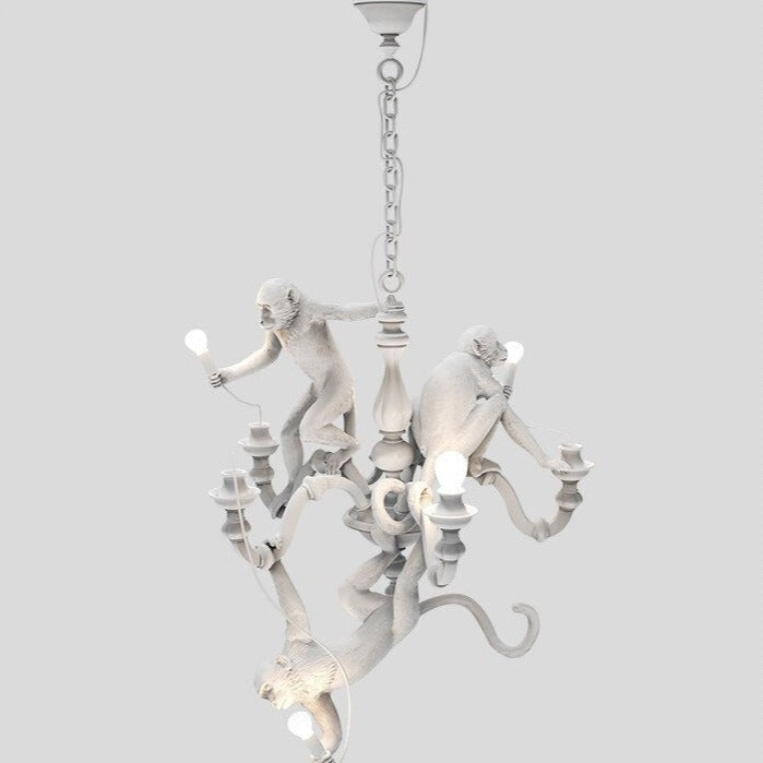 Monkeys Chandelier Luxurious Ceiling Lamp