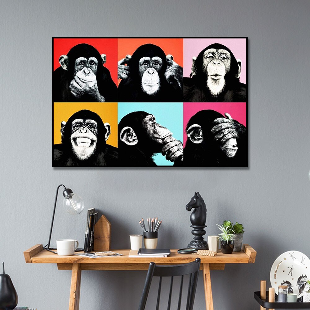 Monkeys Poster: Vibrant and Playful Designs