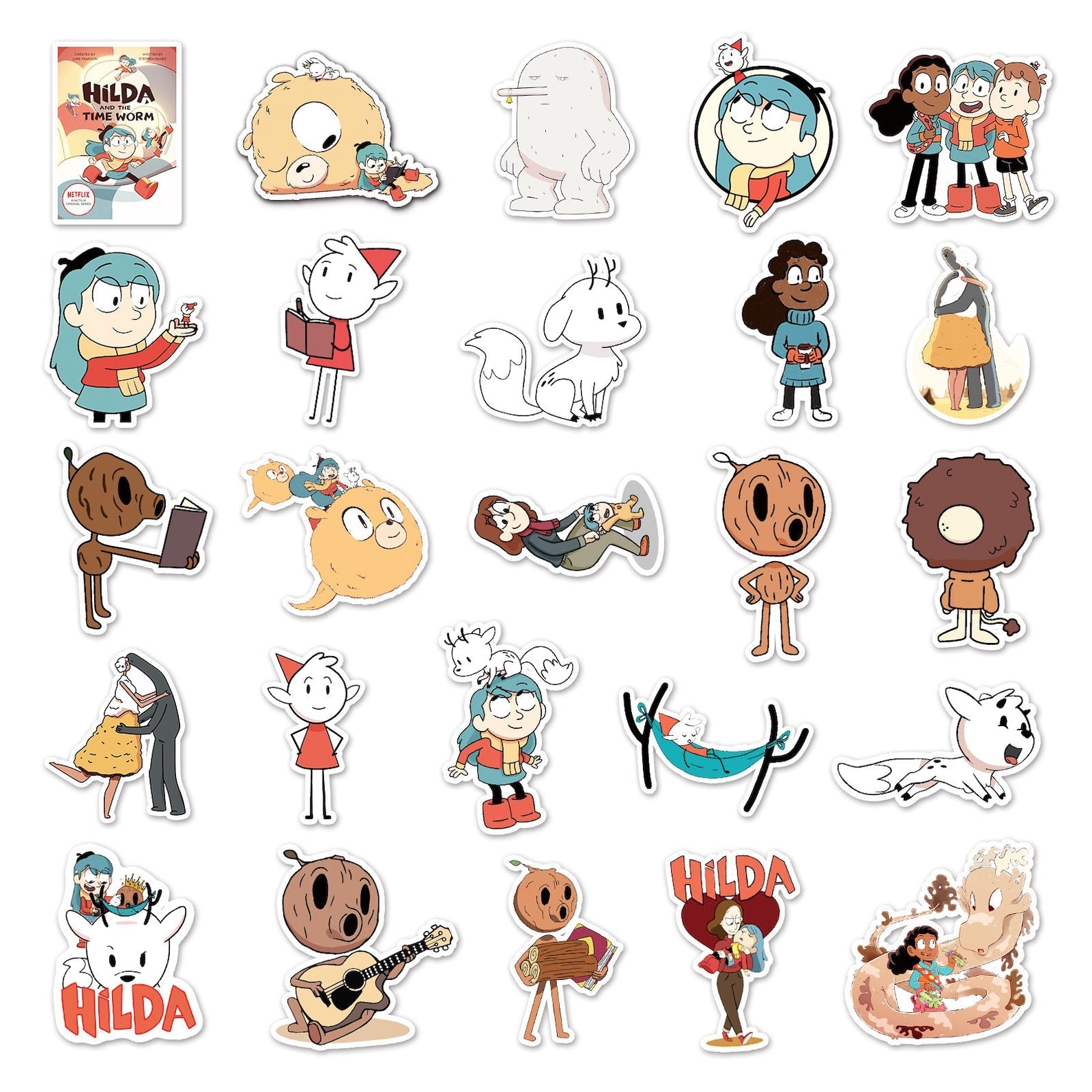 Monogram Hilda Sticker Pack - Personalized Stickers for Laptops  Water Bottles