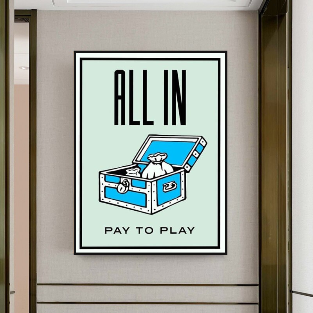 Monopoly All-in-Card-Leinwandkunst