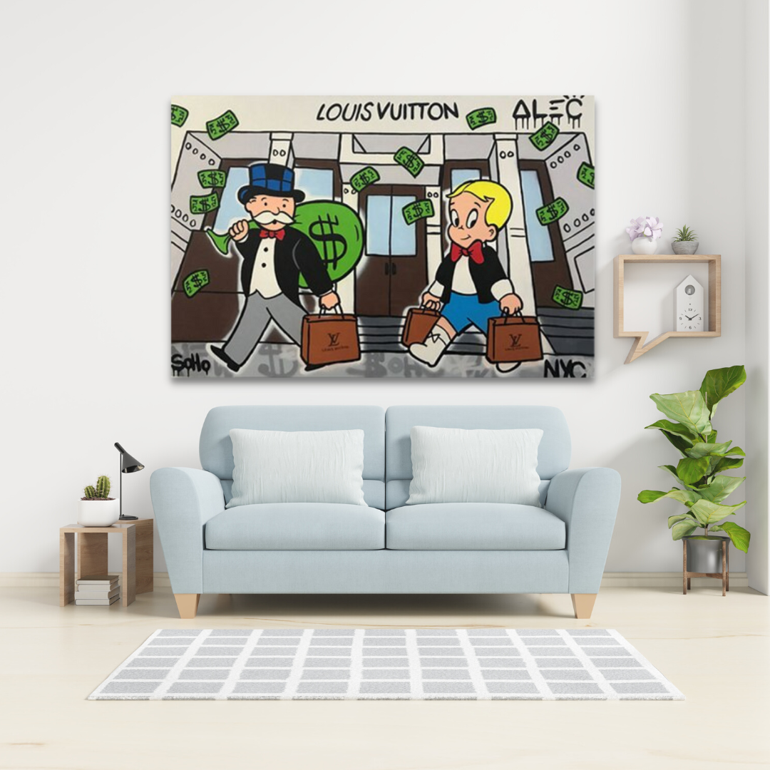 Monopoly's Millionaire &amp; Richie Leinwand-Wandkunst