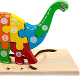 Puzzles Montessori en bois pour tout-petits pour enfants Montessori