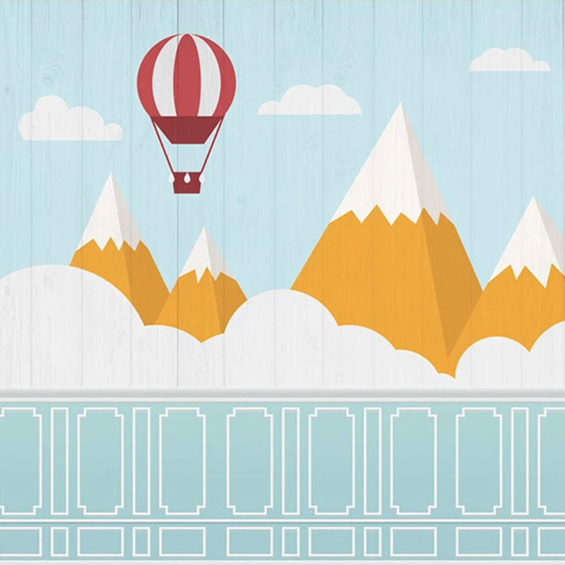 Mountain Peaks Kids Nursery Wallpaper: A Scenic Wonderland