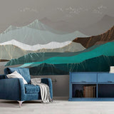 Mountains Wallpaper for Home Wall Decor