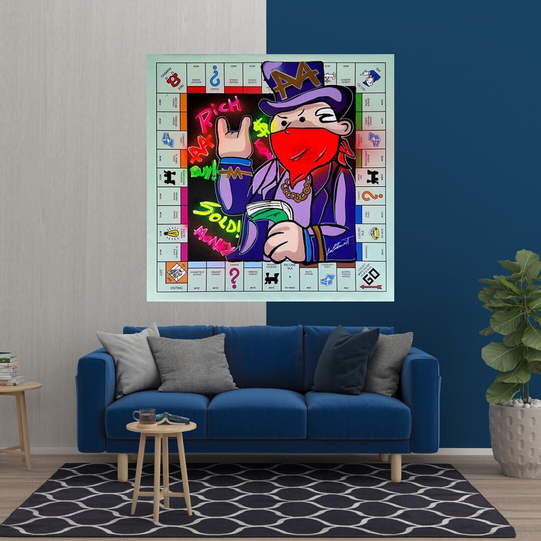 Mr Monopoly Canvas Art : Le jeu de société parfait à collectionner