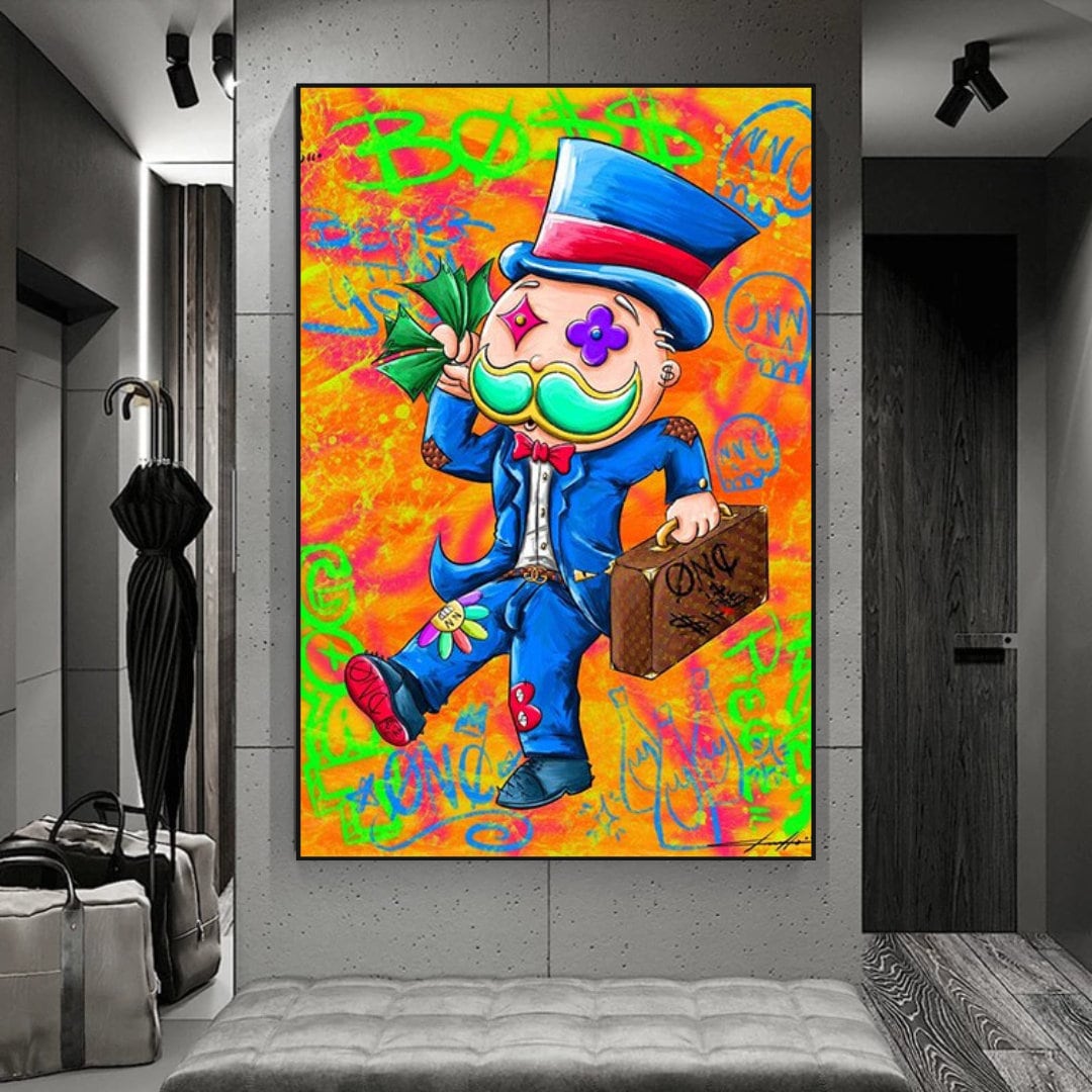 Mr Monopoly Goat Poster - High-Quality Print