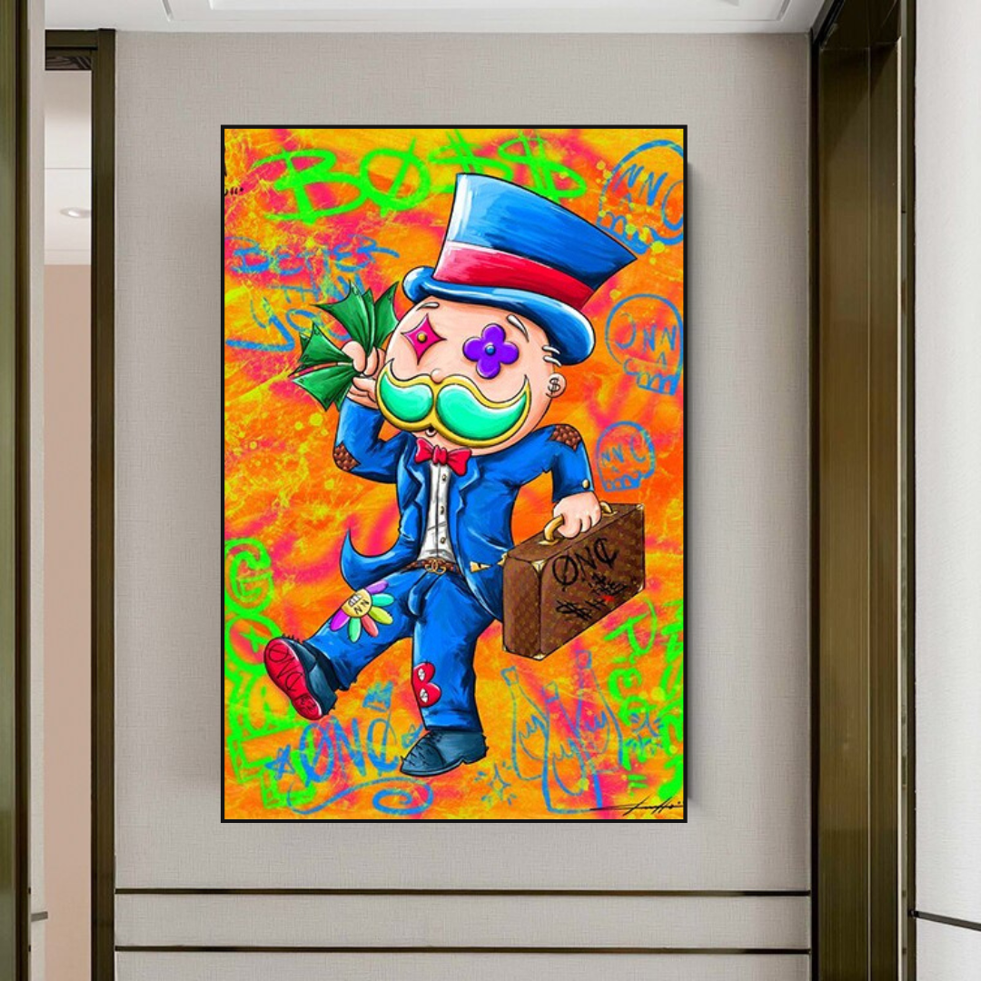 Mr Monopoly Goat Poster - High-Quality Print