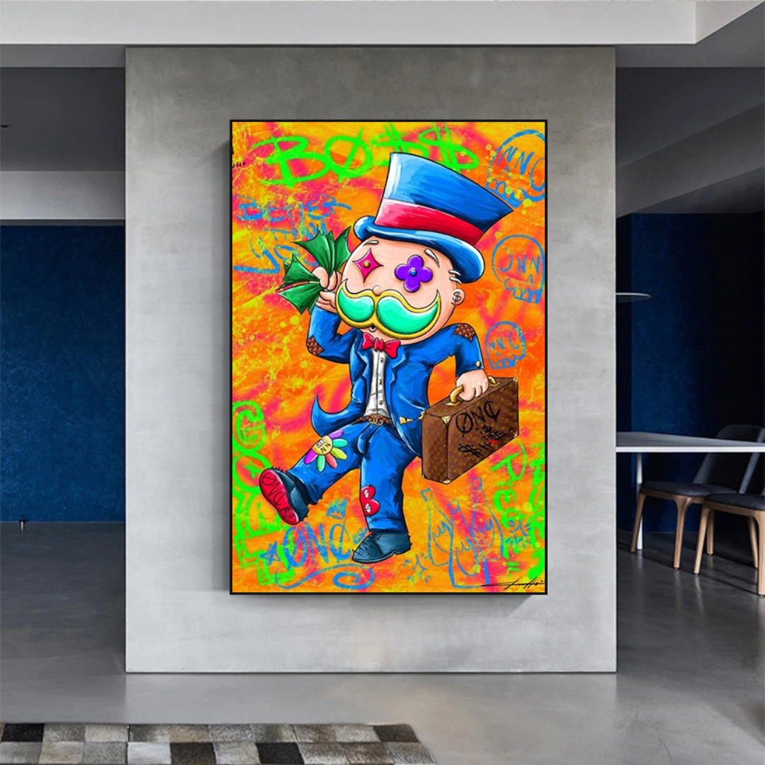 Mr Monopoly Goat Poster - High-Quality Print