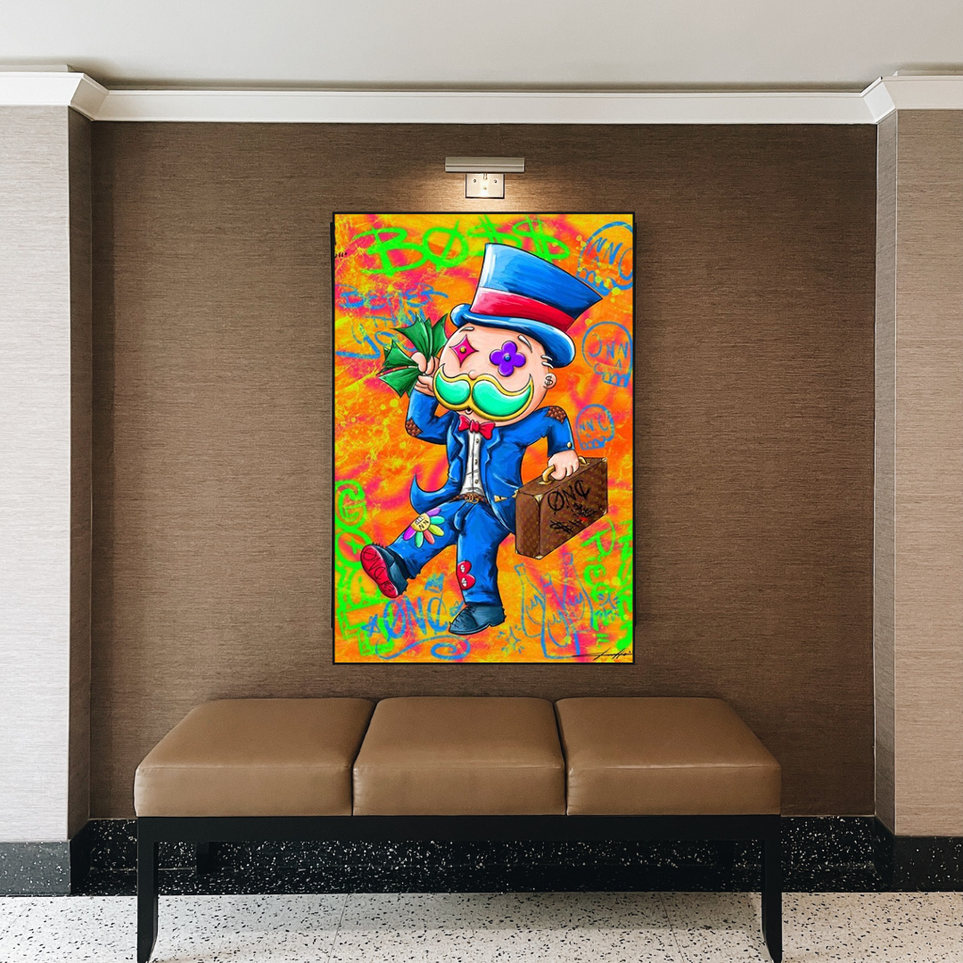 Mr Monopoly Goat Poster - High-Quality Print