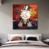 Mr Monopoly Millionaire Poster – Kunstdruck in limitierter Auflage