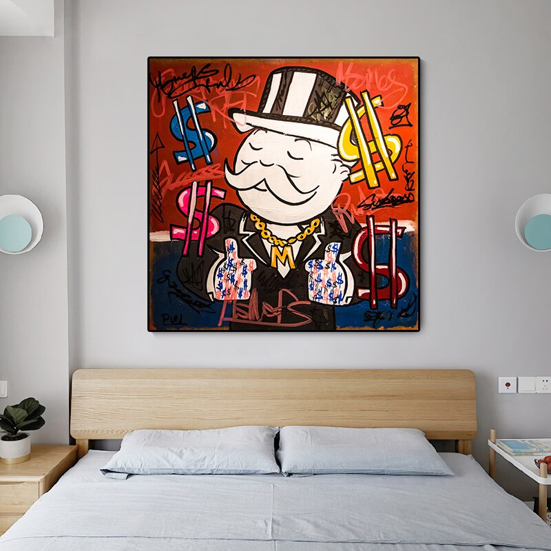 Mr Monopoly Millionaire Poster – Kunstdruck in limitierter Auflage