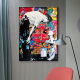 M. Brainwash : Non coupable, art mural sur toile