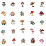 Mushroom Plant Stickers Pack | Famous Bundle Stickers | Waterproof Bundle Stickers