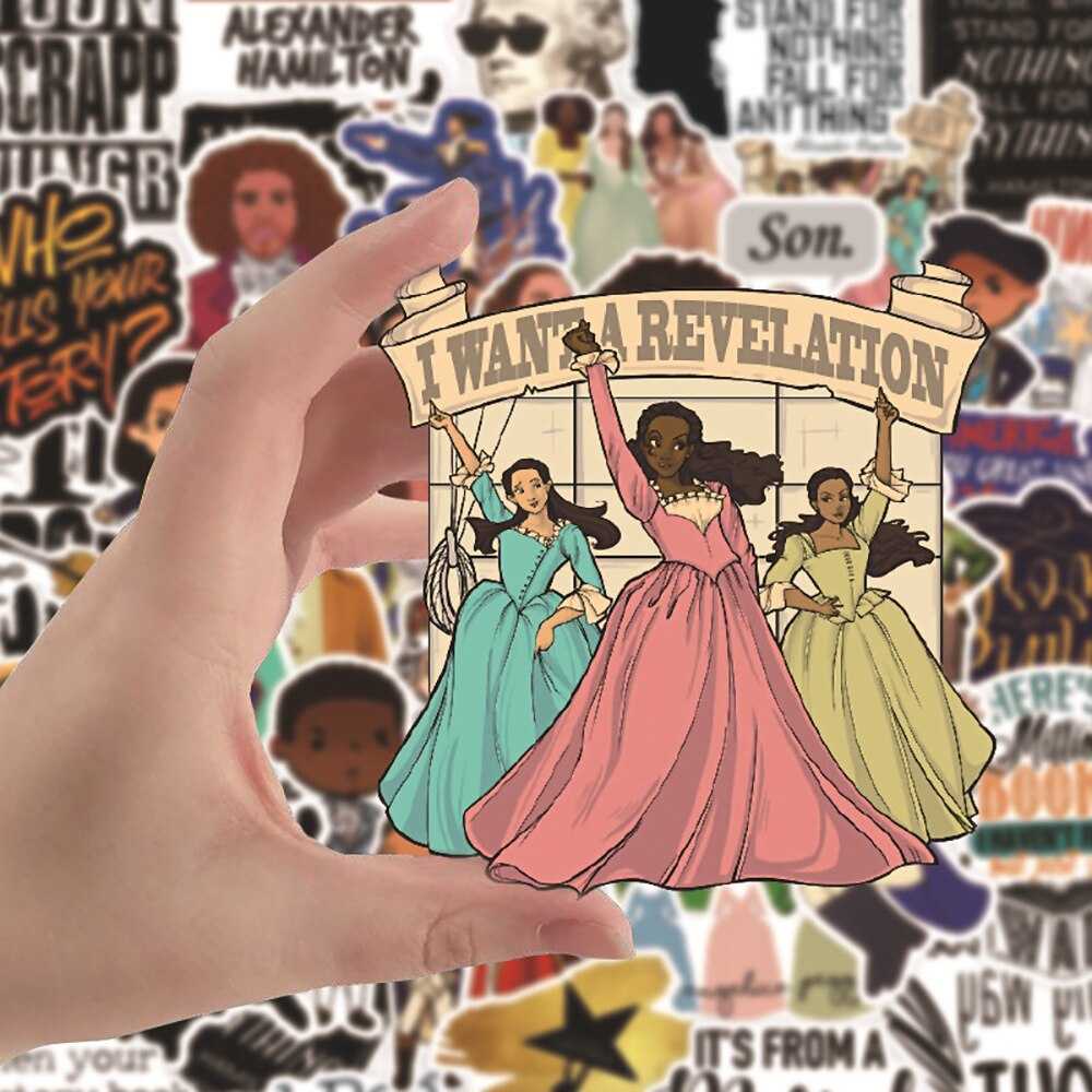 Musical Hamilton Graffiti Stickers