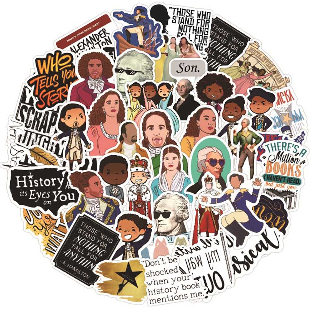 Musical Hamilton Graffiti Stickers