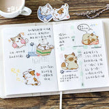45 Pcs/box My Naughty Cats Diy Mini Paper Sticker Diary Album Scrapbooking Decoration Sticker Kawaii Stationery