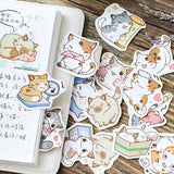45 Pcs/box My Naughty Cats Diy Mini Paper Sticker Diary Album Scrapbooking Decoration Sticker Kawaii Stationery