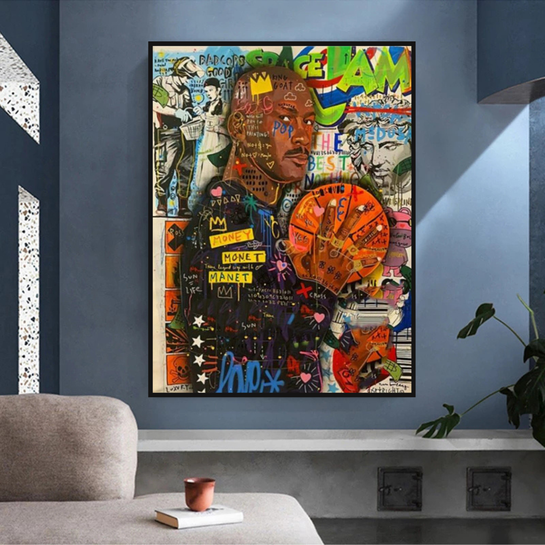 NBA All Star Jordan Art : L'héritage exclusif de l'athlète