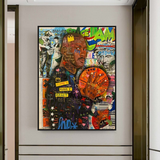 NBA All Star Jordan Art : L'héritage exclusif de l'athlète