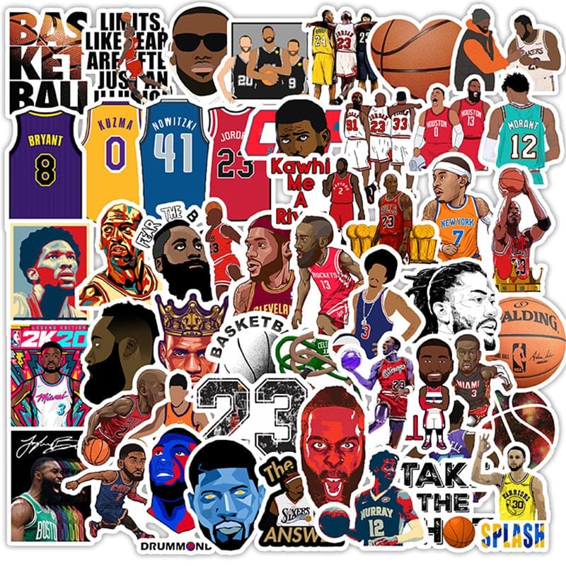 NBA Basketball Star Stickers