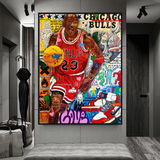 NBA Jordan Poster : Authentique objet de collection pour les fans