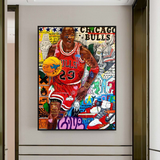 NBA Jordan Poster : Authentique objet de collection pour les fans