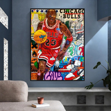 NBA Jordan Poster : Authentique objet de collection pour les fans