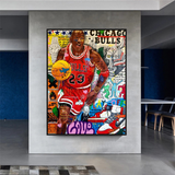 NBA Jordan Poster : Authentique objet de collection pour les fans