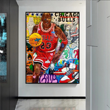 NBA Jordan Poster : Authentique objet de collection pour les fans