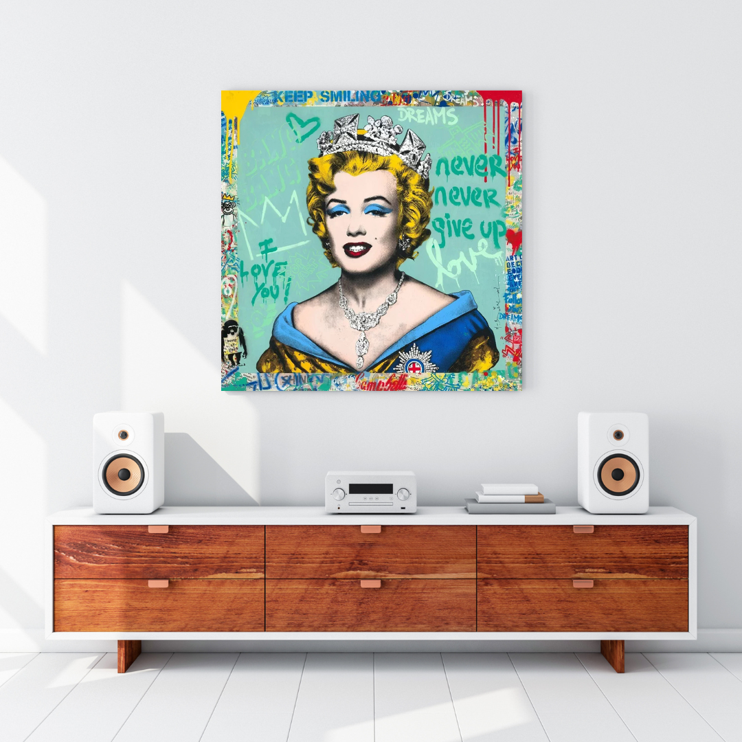 Never Never Giveup Marilyn Poster - Embolden Your Courage