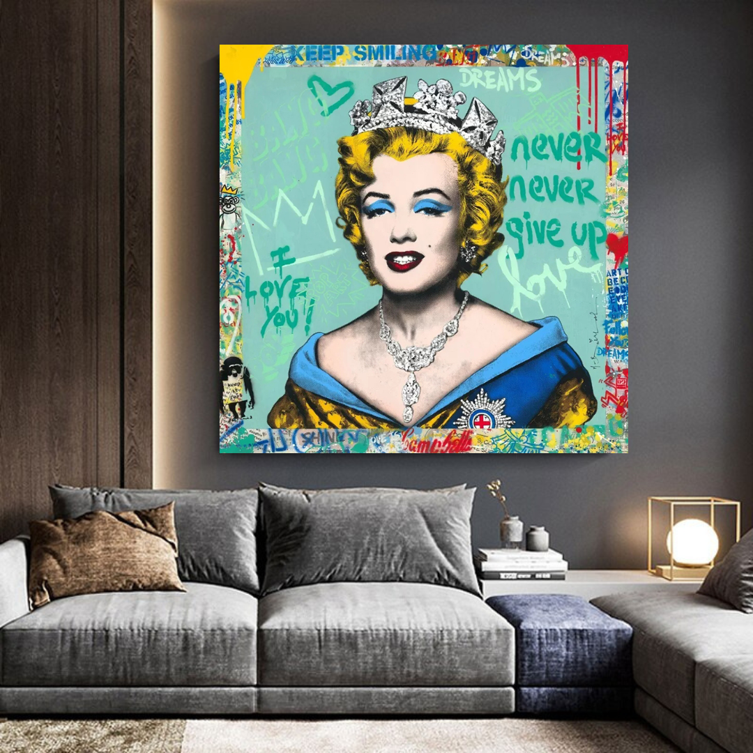 Never Never Giveup Marilyn Poster - Embolden Your Courage