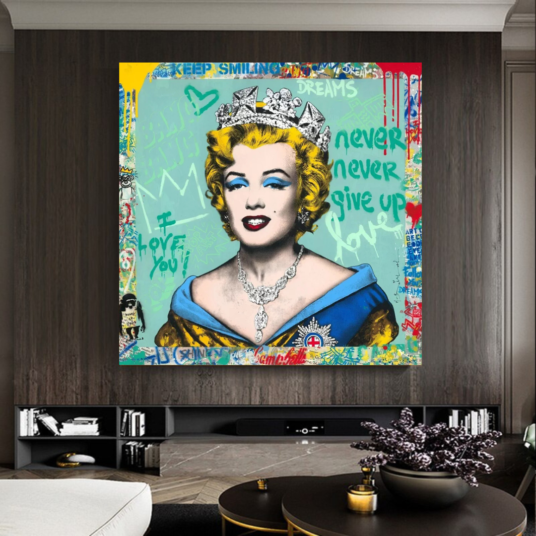 Never Never Giveup Marilyn Poster - Embolden Your Courage