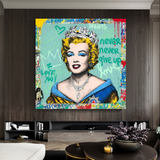 Affiche Never Never Giveup Marilyn - Enhardissez votre courage