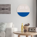 New Chinese living room clock simple and fashionable household electronic clock modern creative digital wall decoration clock