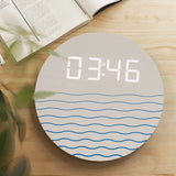 Nuovo orologio da soggiorno cinese semplice e alla moda orologio elettronico domestico moderno creativo orologio da parete digitale decorativo