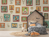 Nordic Animals Art Gallery - Kids Room Wallpaper Mural