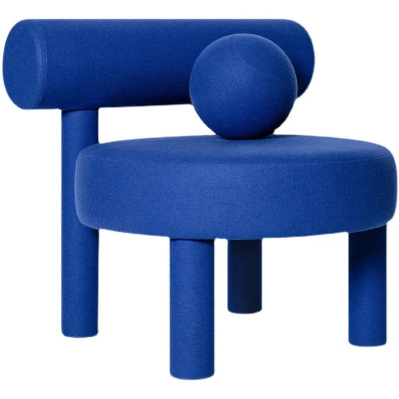 Nordic Chubby Designer Velvet Chair