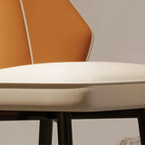 Nordic Gourtas Leather Bar Chair Stool