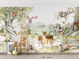 Nordic Jungle Animals - Kids Room Wallpaper Mural