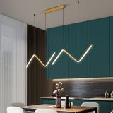 Nordic Pendant Light Art Line LED Hanging Lamp