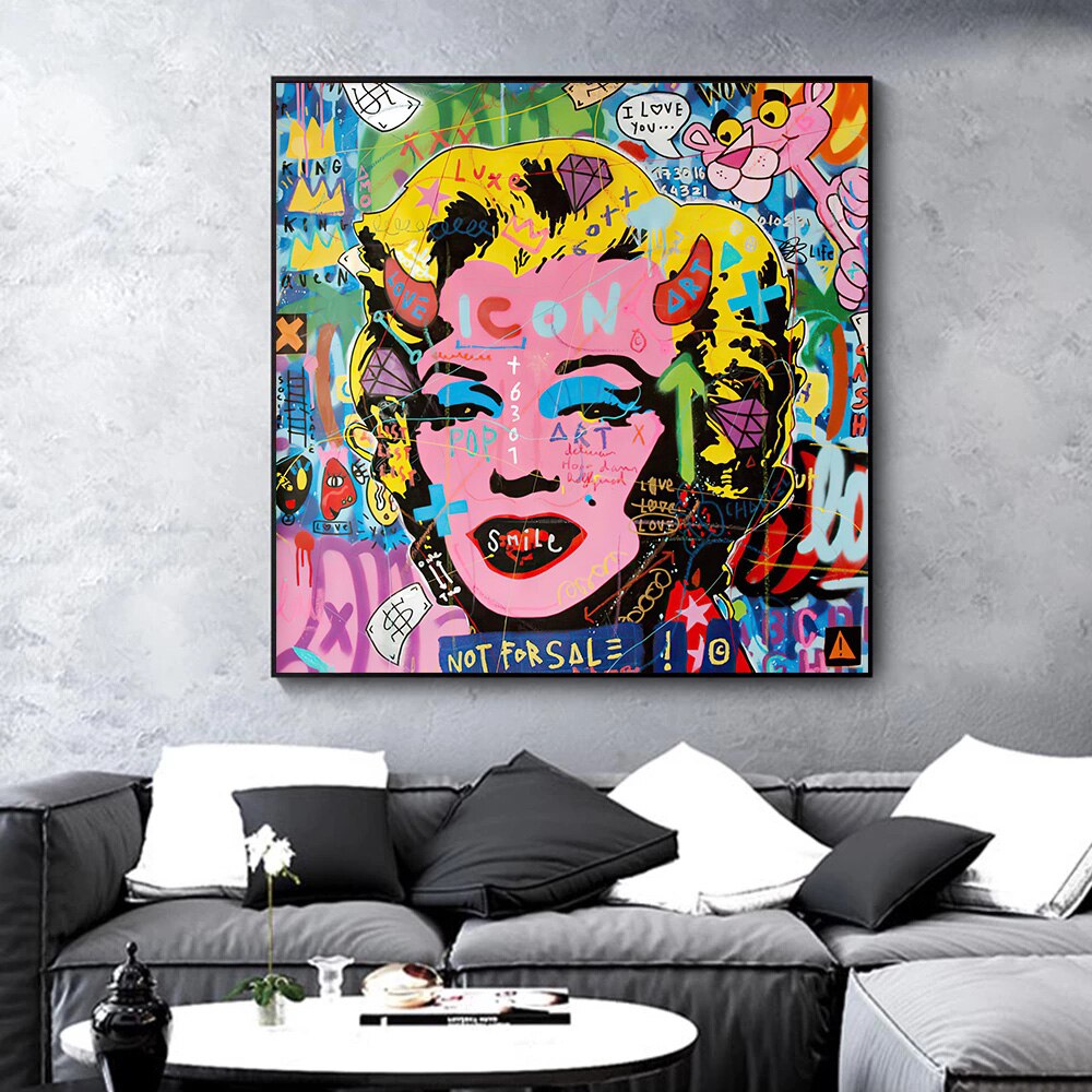 Pas à vendre : Affiche Marilyn - Impression d'art en édition limitée