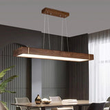 Oak Wood Slate Kitchen Island Lighting